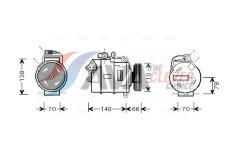 Kompresor, klimatizace AVA Clever Choice AIAK247