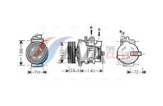 Kompresor, klimatizace AVA Clever Choice AIAK262