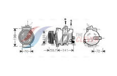 Kompresor, klimatizace AVA Clever Choice AIAK279