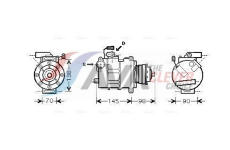 Kompresor, klimatizace AVA Clever Choice AIAK280