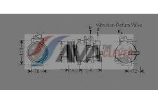 Kompresor, klimatizace AVA Clever Choice AIAK330