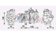 Kompresor, klimatizace AVA Clever Choice AIAK411