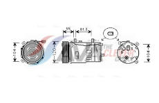 Kompresor, klimatizace AVA Clever Choice AIK003