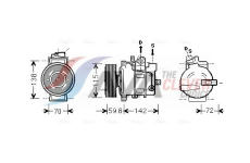 Kompresor, klimatizace AVA Clever Choice AIK343