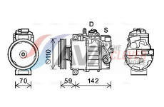 Kompresor, klimatizace AVA Clever Choice AIK380