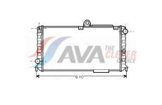 Chladič, chlazení motoru AVA Clever Choice AL2005