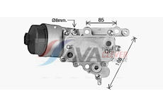 Olejový chladič, motorový olej AVA Clever Choice AL3152H