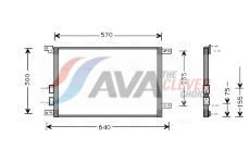 Kondenzátor, klimatizace AVA Clever Choice AL5070