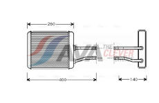 Výměník tepla, vnitřní vytápění AVA Clever Choice AL6073