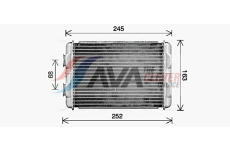 Výměník tepla, vnitřní vytápění AVA Clever Choice AL6158