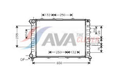Chladič, chlazení motoru AVA Clever Choice ALA2038