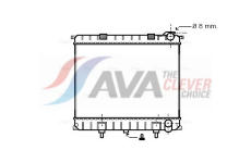 Chladič, chlazení motoru AVA Clever Choice AU2173