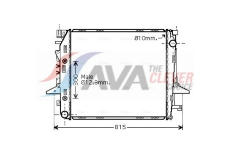 Chladič, chlazení motoru AVA Clever Choice AU2198