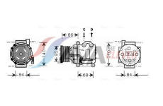 Kompresor, klimatizace AVA Clever Choice AUAK157