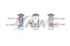 Expanzní ventil, klimatizace AVA Clever Choice BW1441