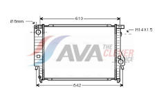 Chladič, chlazení motoru AVA Clever Choice BW2047
