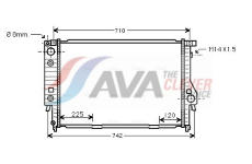 Chladič, chlazení motoru AVA Clever Choice BW2094