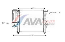 Chladič, chlazení motoru AVA Clever Choice BW2146