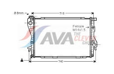 Chladič, chlazení motoru AVA Clever Choice BW2176