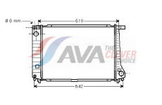 Chladič, chlazení motoru AVA Clever Choice BW2179