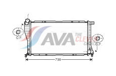 Chladič, chlazení motoru AVA Clever Choice BW2234