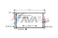 Chladič, chlazení motoru AVA Clever Choice BW2542