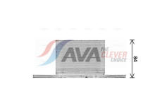 Olejový chladič, motorový olej AVA Clever Choice BW3594