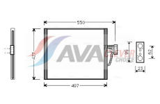Kondenzátor, klimatizace AVA Clever Choice BW5213