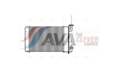 Výměník tepla, vnitřní vytápění AVA Clever Choice BW6022
