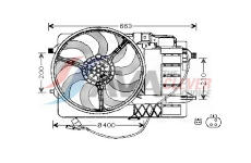 Větrák, chlazení motoru AVA Clever Choice BW7506