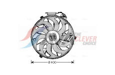 Větrák, chlazení motoru AVA Clever Choice BW7507