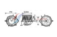 vnitřní ventilátor AVA Clever Choice BW8461