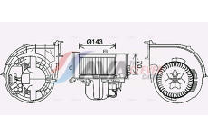 vnitřní ventilátor AVA Clever Choice BW8574