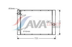 Chladič, chlazení motoru AVA Clever Choice BWA2285