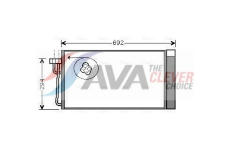 Kondenzátor, klimatizace AVA Clever Choice BWA5273D