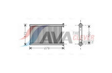 Výměník tepla, vnitřní vytápění AVA Clever Choice BWA6342