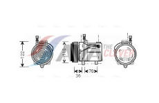 Kompresor, klimatizace AVA Clever Choice BWAK060