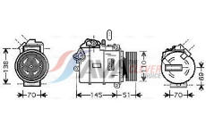 Kompresor, klimatizace AVA Clever Choice BWAK320