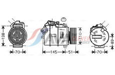 Kompresor, klimatizace AVA Clever Choice BWAK384