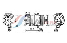 Kompresor, klimatizace AVA Clever Choice BWAK390