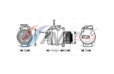 Kompresor, klimatizace AVA Clever Choice BWAK411
