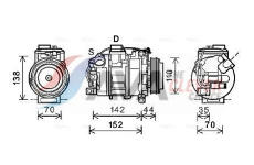 Kompresor, klimatizace AVA Clever Choice BWAK423