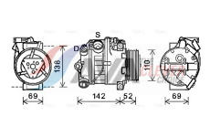 Kompresor, klimatizace AVA Clever Choice BWAK442