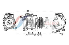 Kompresor, klimatizace AVA Clever Choice BWAK492