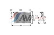 Výparník, klimatizace AVA Clever Choice BWV305