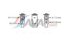 Expanzní ventil, klimatizace AVA Clever Choice CN1244