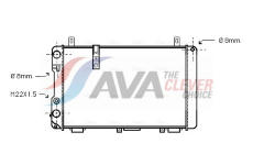 Chladič, chlazení motoru AVA Clever Choice CN2005