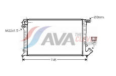 Chladič, chlazení motoru AVA Clever Choice CN2193