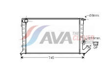 Chladič, chlazení motoru AVA Clever Choice CN2211