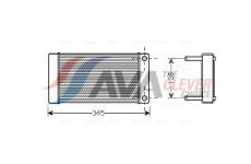 Výměník tepla, vnitřní vytápění AVA Clever Choice CN6265